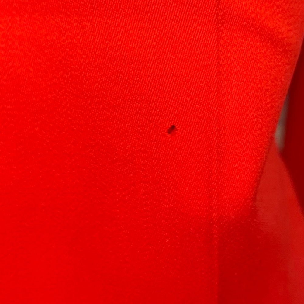 NWT Vintage Escada Women’s Euro 36 Bright Red Wool Blend Pleated Trousers - Picture 8 of 15